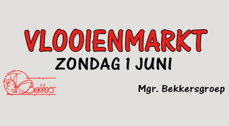 Vlooienmarkt: Spullen ophalen 10 mei